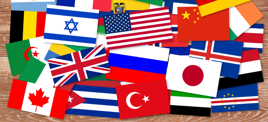 World Flags Collage